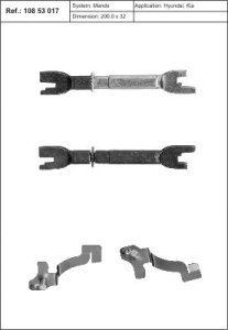 ROZPIERAKI DO SZCZĘK HAMULC. KIA RIO 05-