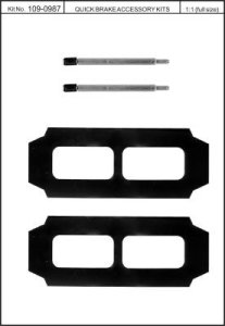 Zestaw do klocków hamulcowych QUICK BRAKE 109-0987 40987000