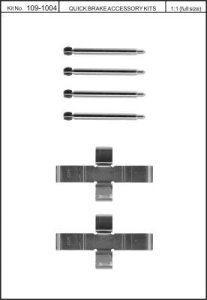 Zestaw do klocków hamulcowych QUICK BRAKE 109-1004 4212391