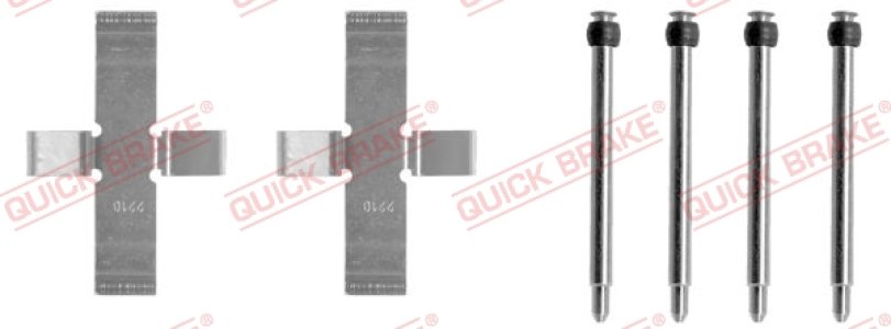 Zestaw montażowy klocków hamulcowych QUICK BRAKE 109-1040 41681000