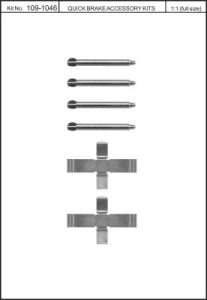 Zest. mont. klocków hamulcowych QUICK BRAKE 109-1046 41046000