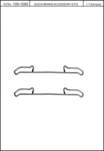 Zestaw montażowy klocków hamulcowych QUICK BRAKE 109-1085 33410850