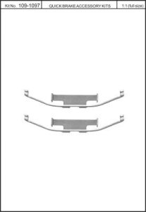 Zestaw montażowy klocków hamulcowych QUICK BRAKE 109-1097 21110970000