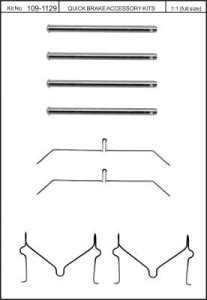 Zestaw do klocków hamulcowych QUICK BRAKE 109-1129 441122000
