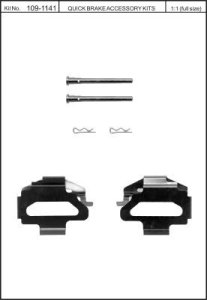 Zest. mont. klocków hamulcowych QUICK BRAKE 109-1141 4211141