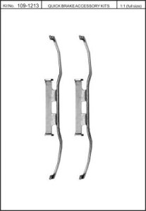 Zestaw montażowy klocków hamulcowych QUICK BRAKE 109-1213 41213000