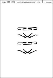 Zest. mont. klocków hamulcowych QUICK BRAKE 109-1220 41300000