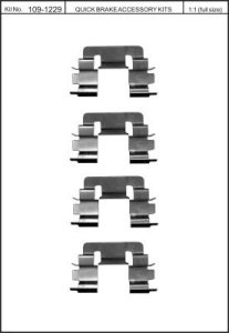 Zestaw montażowy klocków hamulcowych QUICK BRAKE 109-1229 441229000