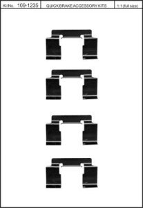 Zest. mont. klocków hamulcowych QUICK BRAKE 109-1235 4101235000