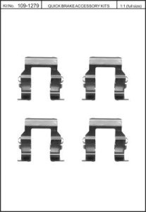 Zestaw montażowy klocków hamulcowych QUICK BRAKE 109-1279 MB012790