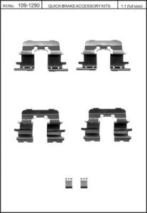 Zest. mont. klocków hamulcowych QUICK BRAKE 109-1290 441290000