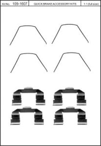 Zest. mont. klocków hamulcowych QUICK BRAKE 109-1607 126160600