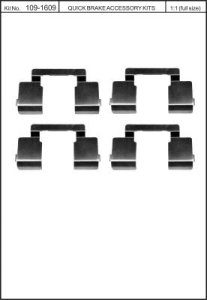 Zest. mont. klocków hamulcowych QUICK BRAKE 109-1609 7701609000