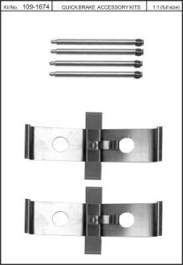 Zestaw do klocków hamulcowych QUICK BRAKE 109-1674 4211674