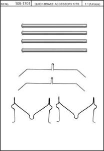 Zest. mont. klocków hamulcowych QUICK BRAKE 109-1701 440984000