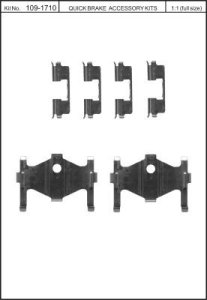 Zest. mont. klocków hamulcowych QUICK BRAKE 109-1710 4100958000