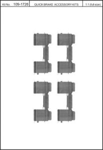 Zestaw mont. klocków hamulcowych QUICK BRAKE 109-1726 4210981