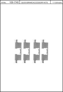 Zestaw montażowy klocków hamulcowych QUICK BRAKE 109-1745 56409920