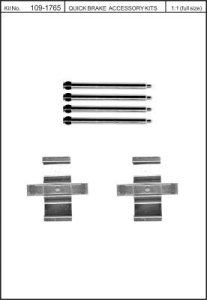Zestaw montażowy klocków hamulcowych QUICK BRAKE 109-1765 41681000