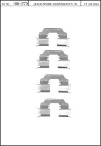 Zest. mont. klocków hamulcowych QUICK BRAKE 109-1770 7700987100