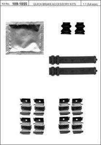 Zestaw montażowy klocków hamulcowych QUICK BRAKE 109-1855 1855Q