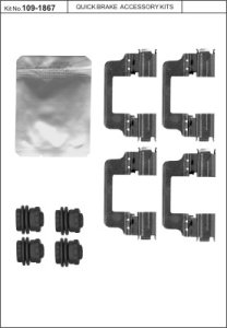 Zest. mont. klocków hamulcowych QUICK BRAKE 109-1867 1867Q