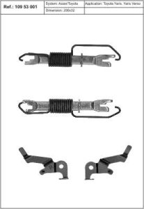 Rozpieraki szczęk hamulcowych QUICK BRAKE 10953001  TOYOTA YARIS 99