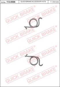 Zestaw naprawczy zacisku hamulca QUICK BRAKE 113 0506 GJ252661X