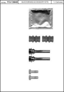 Zestaw do zacisku hamulca QUICK BRAKE 1131364X 