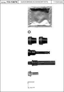 Zestaw napr. zacisku hamulca QUICK BRAKE 1131367X 