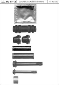 Zestaw do zacisku hamulcowego QUICK BRAKE 1131411X 
