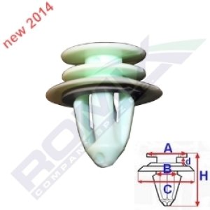 SPINKA TAPICERKI DRZWI ROMIX C60639  SKODA