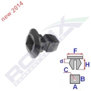 KOSTKA ZAKOLI ROMIX C60672  VAG