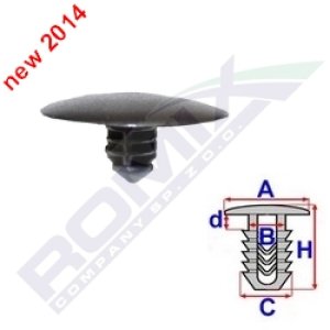 SPINKA WYCISZENIA POKRYWY ROMIX C60695  VW