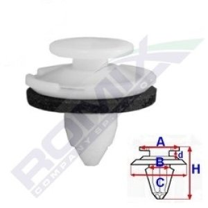 SPIKA MASKOWNICY BAGAŻNIKA ROMIX C60751 91513SJK003 HONDA