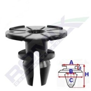 SPINKA LISTWY PROGOWEJ ROMIX C60759 51717066226 BMW