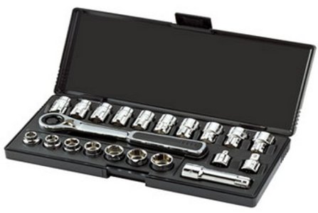 ZESTAW KLUCZY NASADOWYCH  PRZELOTOWYCH 3/8