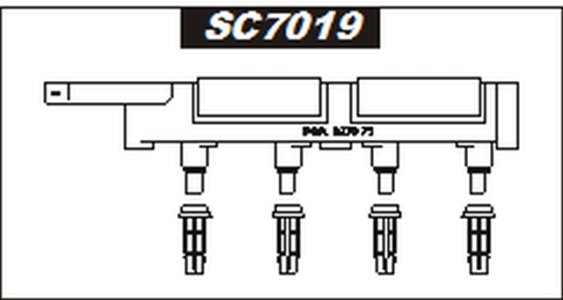 Cewka zapłonowa SENTECH SC7019 597075