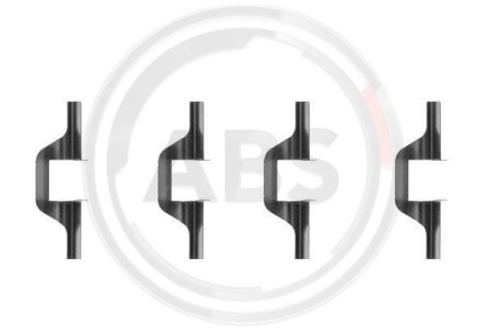 Zestaw montażowy klocków hamulcowych A.B.S. 1263Q 6091211000