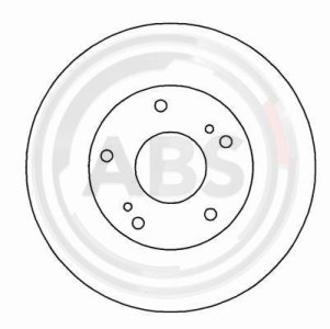 Tarcza hamulcowa A.B.S. 16494 4020604U03