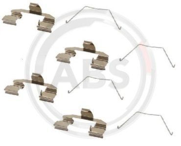 Zestaw montażowy klocków hamulcowych A.B.S. 1607Q 126160600