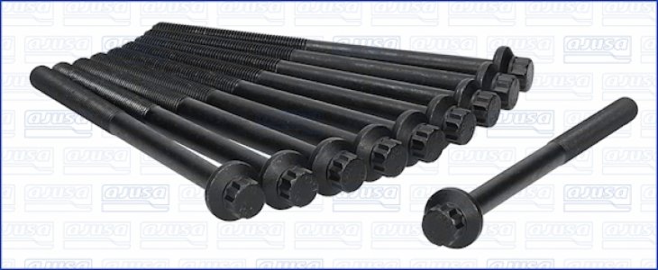 śruba głowicy komplet AJUSA 81042400 L3K910135A