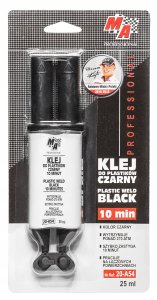 KLEJ DO PLASTIKÓW CZARNY MA PROFESSIONAL 25ML