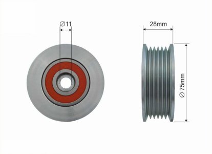 Rolka napinacza CAFFARO 500209 L51015930A