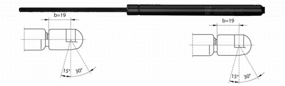 Sprężyna gazowa pokrywy bagażnika FA KROSNO 23174 873178