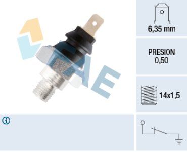 Czujnik cisnienia oleju FAE 12250 5495159