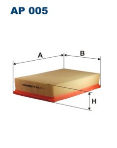 Filtr powietrza FILTRON AP005 C311521