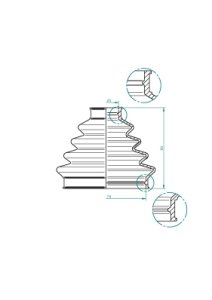 Osłona wersalna LÖBRO 190963 UNI