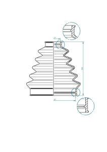 Osłona wersalna LÖBRO 190965 UNI