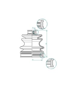 Osłona wersalna LÖBRO 190970 UNI